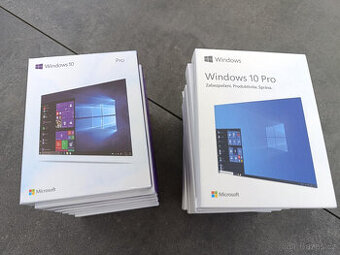 Microsoft Windows 10Pro 32-bit/64-bit Cz USB disk krabice