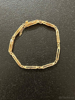 dámsky zlatý náramek 14 karát ( 20,50 gramu )