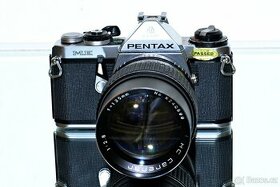 Pentax ME + 2,8/135mm Po SERVISU TOP STAV