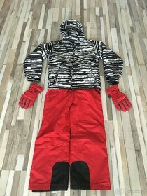 Zimní lyžařská bunda a kalhoty 140/146 - 1