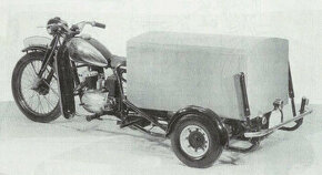 ND na motocykl tříkolka rikša čz 125 150 C
