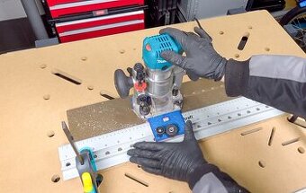 Prípravok pre vŕtanie otvorov systému 32 Makita Wolfcraft - 1