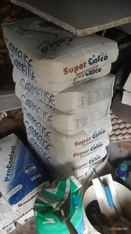 Vápno, cement