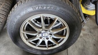 orig. alu kola Mercedes 17" + pneu Dunlop winter sport