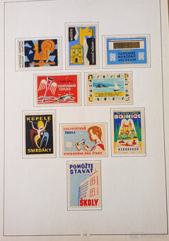 Zápalkové nálepky Slovensko 1961 - 63