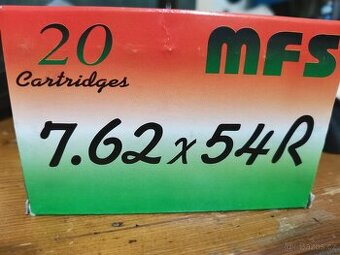 Náboje 7,62x54r, mosin - 1