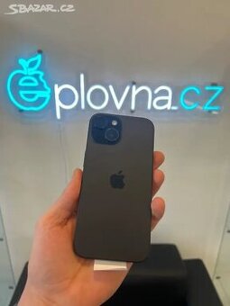 Apple iPhone 15 128GB Black -100% bat. (Záruka)