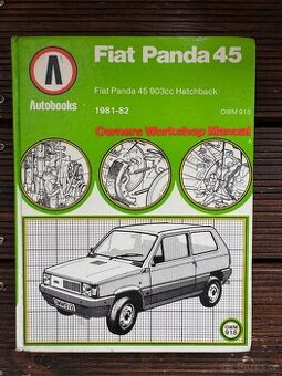 FIAT PANDA originální montážní manual servisní příručka
