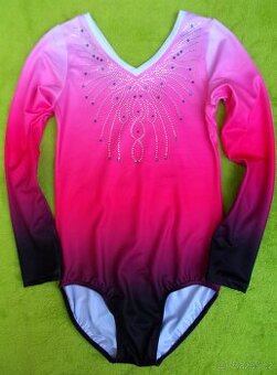 Gymnastický dres, cvičební trikot vel. 146 / 152 - 1