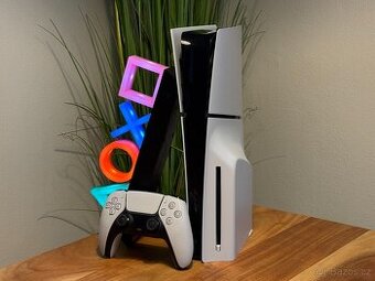 Playstation 5 Slim mechanika + stanice + FIFA 25 CD, záruka