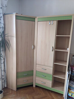 Dětský pokoj nábytek, dvě barevné sestavy