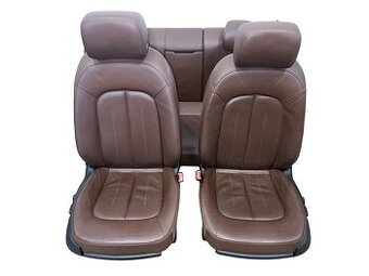 Sedačky hnědá kůže nugát Audi A7 4G Sportback S-Line 2011