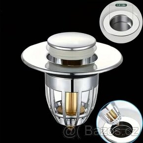 Univerzální zátka odpadu do vany