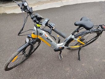 Dámsky Elektrobicykel,Ebike MTF,stredovy motor Bafang M400.