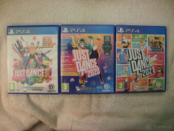 Hry na Playstation 4 - Ps 4 - Just Dance 2019 + 2020 + 2021