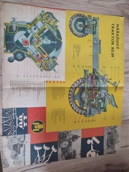 Traktor RS 09 nářaďový, splašená traverza, Merkur