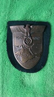 Rukávový štít KRIM na látce Luftwaffe VZÁCNÉ - 1