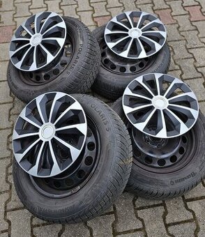 Komplet zimní kola 205/60 R16 H XL Barum Polaris Prodám 4 ks