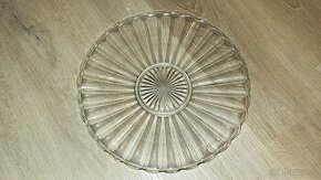 Skleněný podnos průměr 30cm