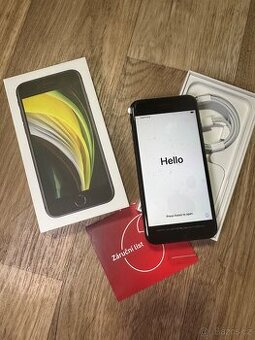 iPhone SE 2020 (64GB) - nový, nikdy nepoužitý, příslušenství