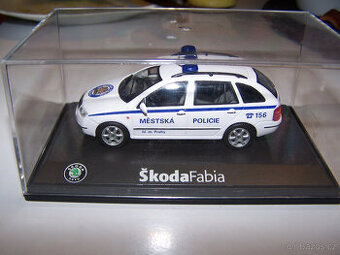 Škoda Fabia Combi - městská policie Praha 1/43 model ABREX
