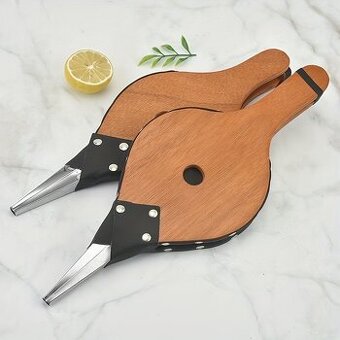 Ruční BBQ dmychadlo na uhlí – dřevěný ventilátor na gril