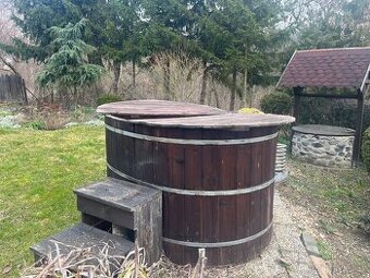 koupací sud / káď s nerezovým výměníkem