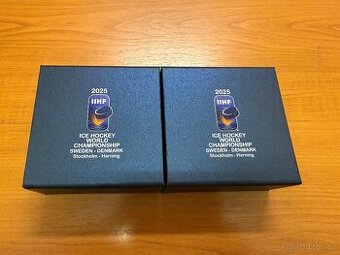 2x Originál Kovový Puk Gufex - MS 2025 - Haly