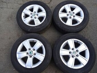 Alu disky origo Škoda, 15", 5x112,ET 50, letní sada