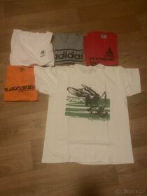 Prodám 5x triček Adidas, Maire, plarzangs,TLD, Skoda