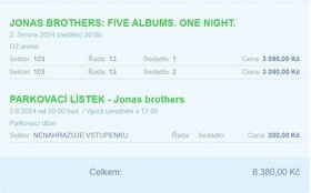 JONAS BROTHERS: FIVE ALBUMS. ONE NIGHT. PRAHA