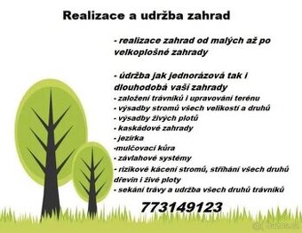 ✅realizace a údržba zahrad ✅