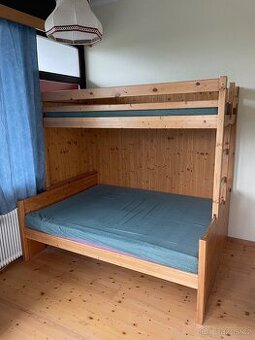 Prodám patrovou postel (palandu) z masivu