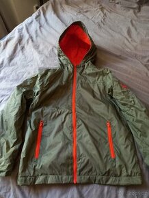 Vetrovka s kapuci Benetton velikost 160 cm