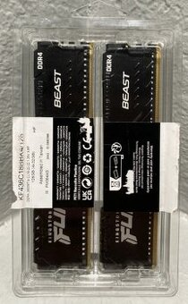 Nové RAM Kingston FURY 64GB KIT DDR4 3200MHz CL16 Beast Blac