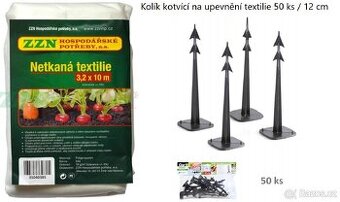 Netkaná textilie bílá (ochrana rostlin, urychlení růstu)