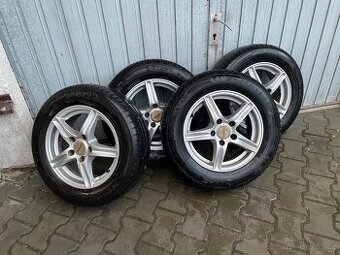 Alu kola R15x114,3 letní pneu 195/65/15