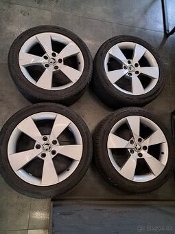 Alu kola R17 5x112 7j et49 original škoda