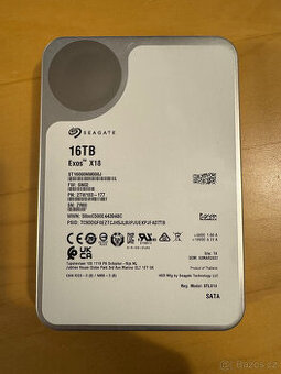 Seagate Exos X18 16TB - HDD, 7200ot, SATA3, záruka