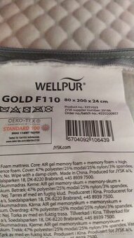 Wellpur gold F110 80x200x24