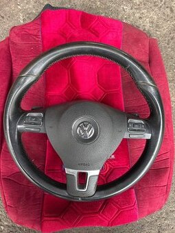 Passat b7 volán s pádly včetně airbagu