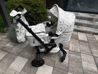 Prodám troj kombinaci kočárek Korba / Golfík + autosedačka