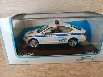 Škoda Octavia III Policie Rusko Abrex 1:43
