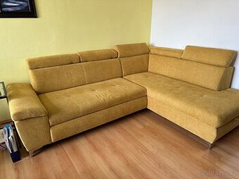 Sedací souprava CarryHome s lůžkovou úpravou a úložným p.