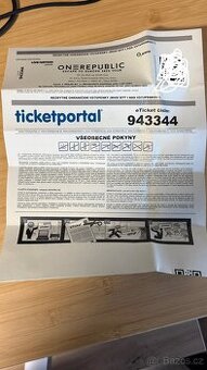 Vstupenky One Republic 5.10.O2 Arena Praha