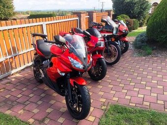 Kawasaki ER-6F, Ducati 750ss, Honda CB 750F2, CBR 900RR