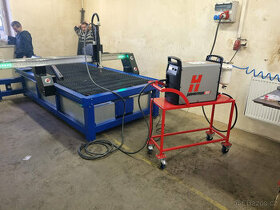 CNC Plazma 1300 x 2600mm s možností rotační osy