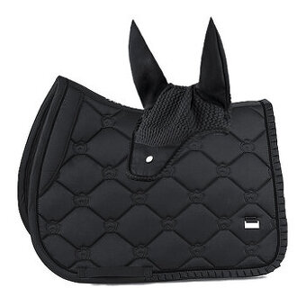 SADA - Podsedlová dečka + uši PS of Sweden Ruffle - Black VS