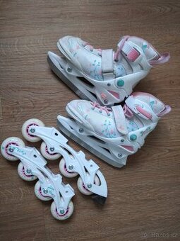 Dětské brusle zimní - letní