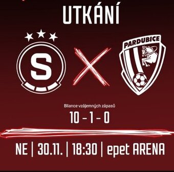 AC Sparta Praha vs. FK Pardubice  - prodám lístky.
